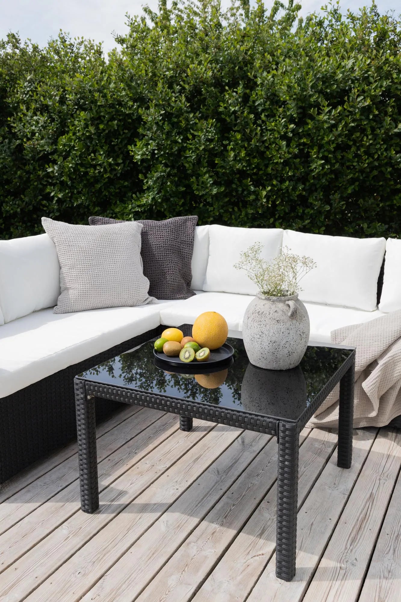 Kuba Ecksofa 70cm: Komfortables Outdoor-Set von Venture Home.