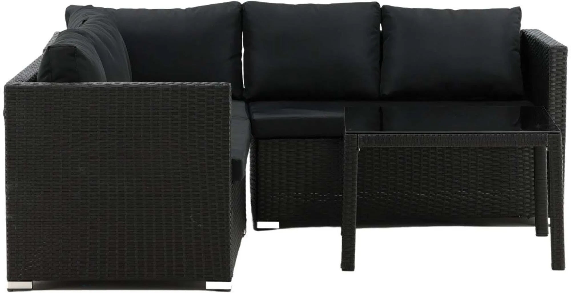 Kuba Ecksofa Set: Stil & Komfort für draußen.