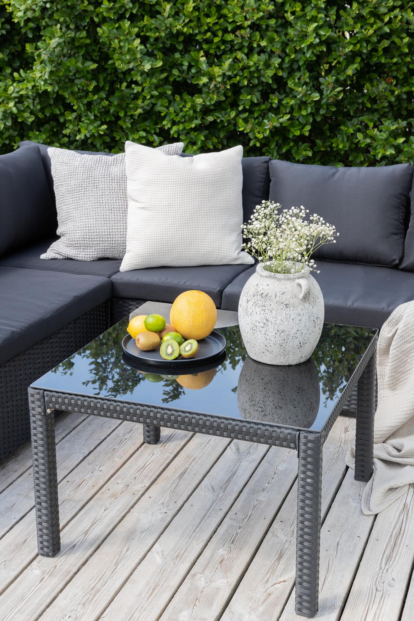 Kuba Ecksofa 70cm: Komfort und Stil für Ihren Aussenbereich.