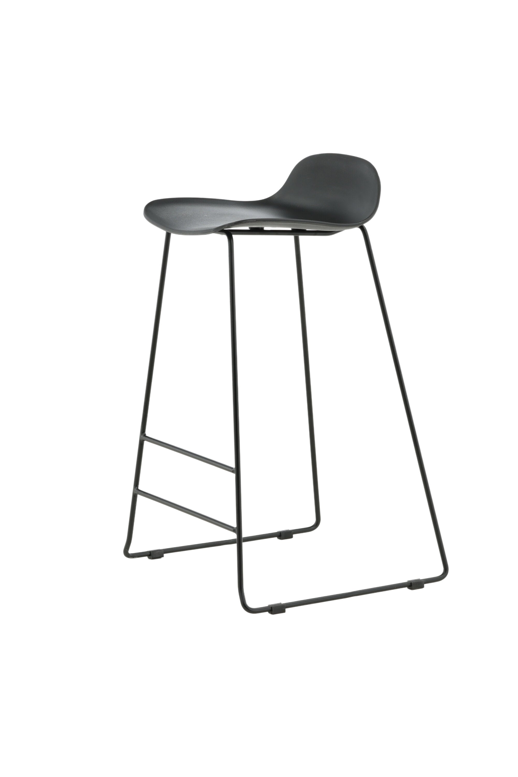 Wave Barstuhl in Schwarz präsentiert im Onlineshop von KAQTU Design AG. Barstuhl ist von Venture Home