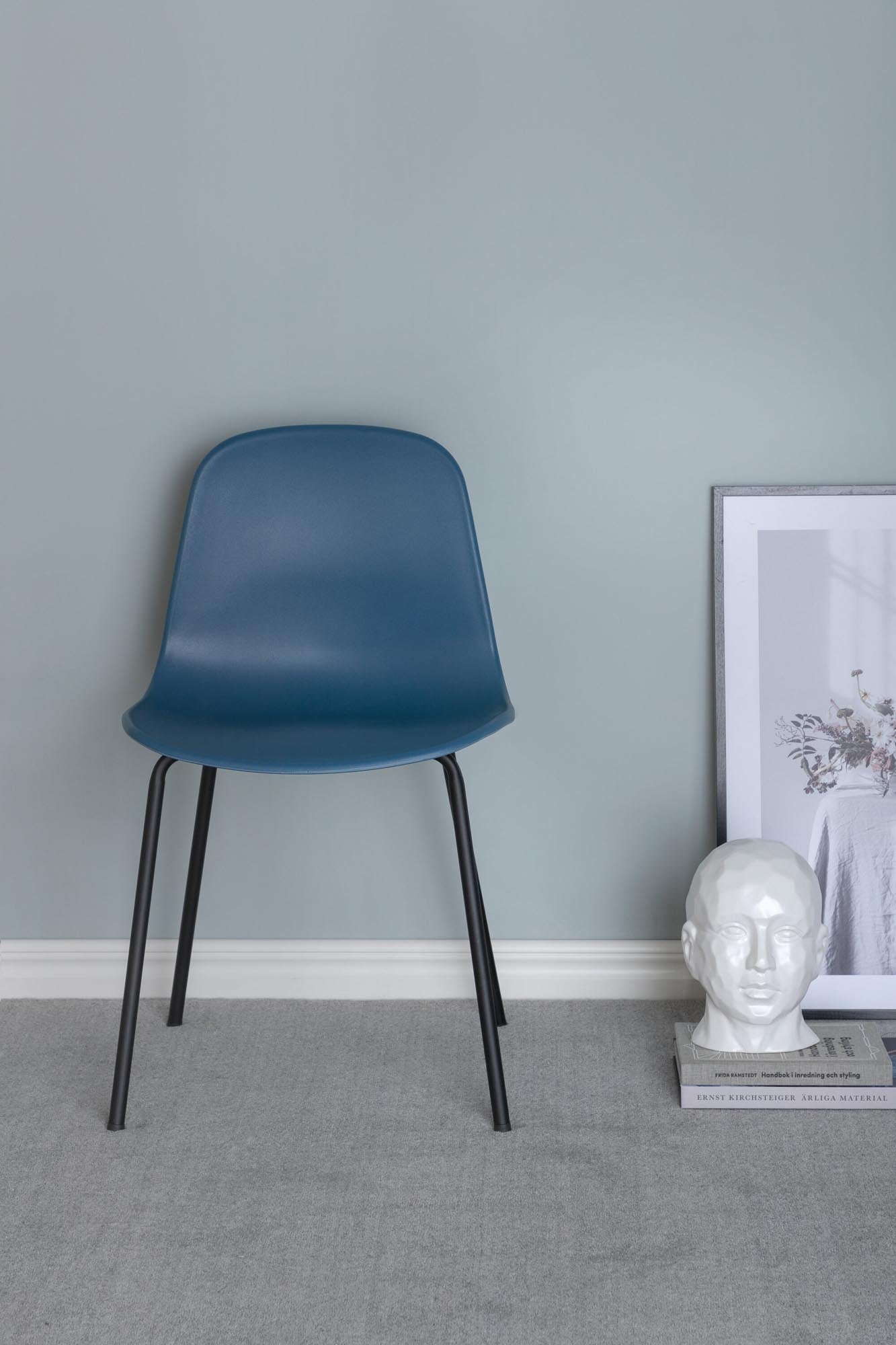 Arctic Stuhl in Blau präsentiert im Onlineshop von KAQTU Design AG. Stuhl ist von Venture Home