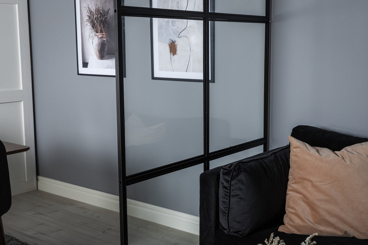 Leif Raumtrenner in Schwarz präsentiert im Onlineshop von KAQTU Design AG. Raumtrenner ist von Venture Home