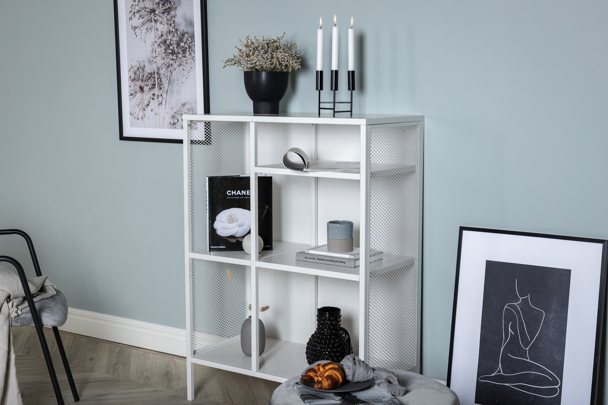 Mischa Regal in Weiss präsentiert im Onlineshop von KAQTU Design AG. Standregal ist von Venture Home