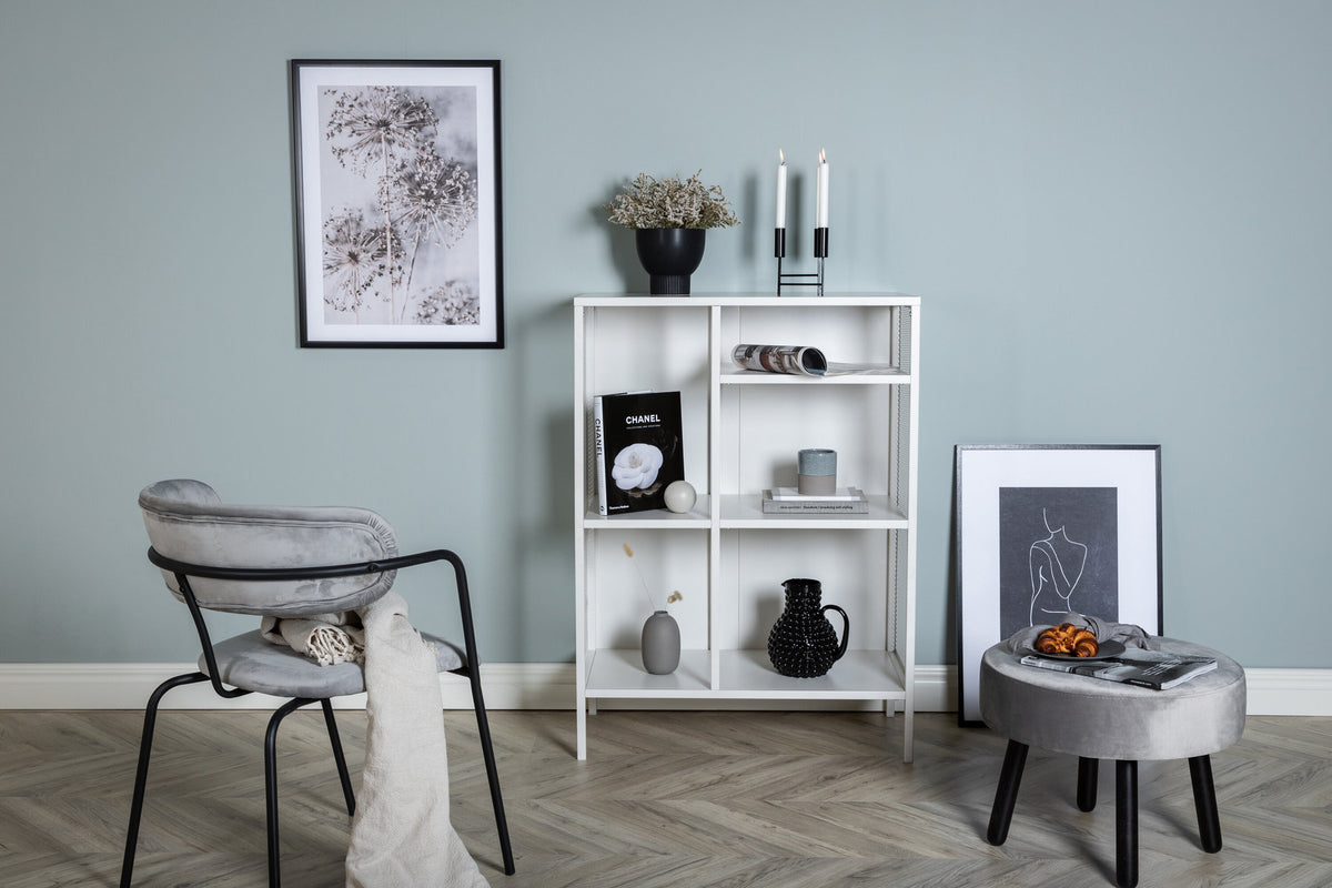 Mischa Regal in Weiss präsentiert im Onlineshop von KAQTU Design AG. Standregal ist von Venture Home