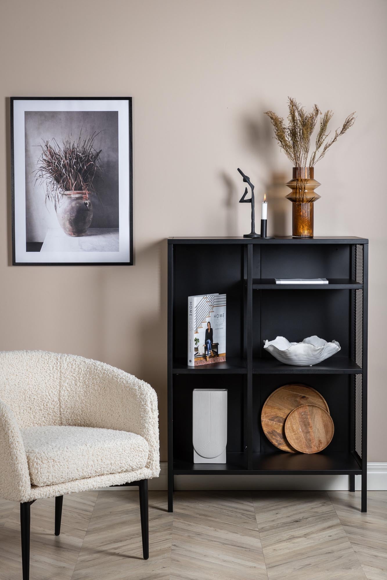Mischa Regal in Schwarz präsentiert im Onlineshop von KAQTU Design AG. Standregal ist von Venture Home