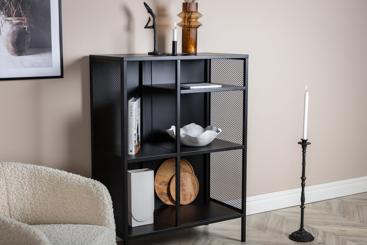 Mischa Regal in Schwarz präsentiert im Onlineshop von KAQTU Design AG. Standregal ist von Venture Home