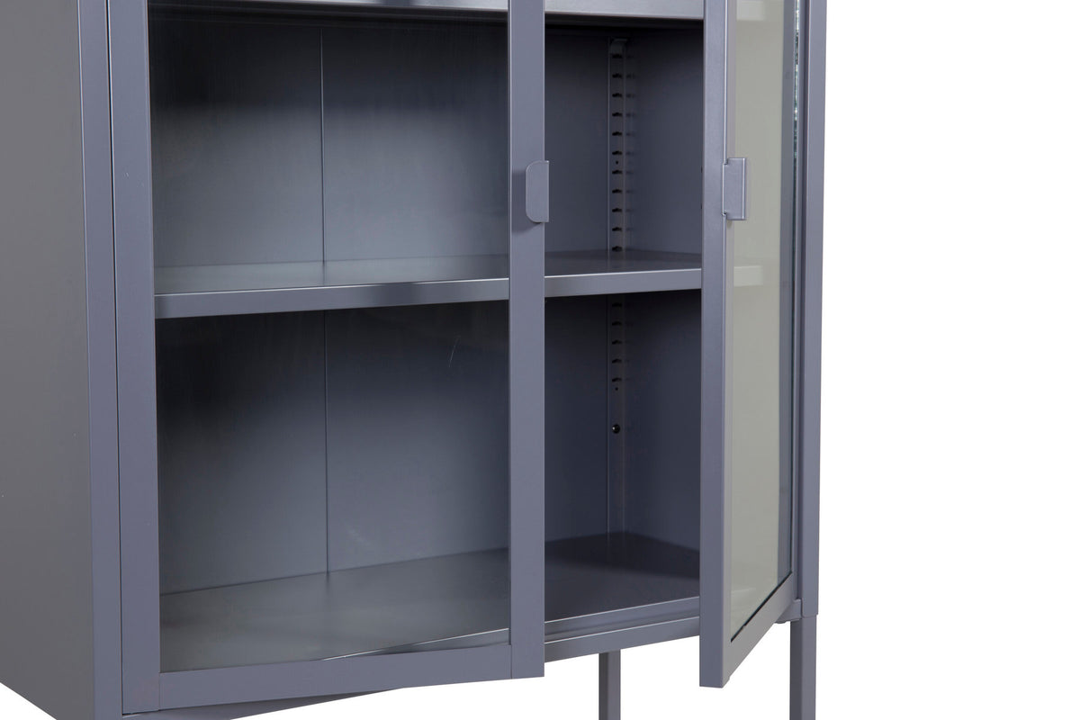 Mischa Kabinett in Grau präsentiert im Onlineshop von KAQTU Design AG. Cabinet ist von Venture Home