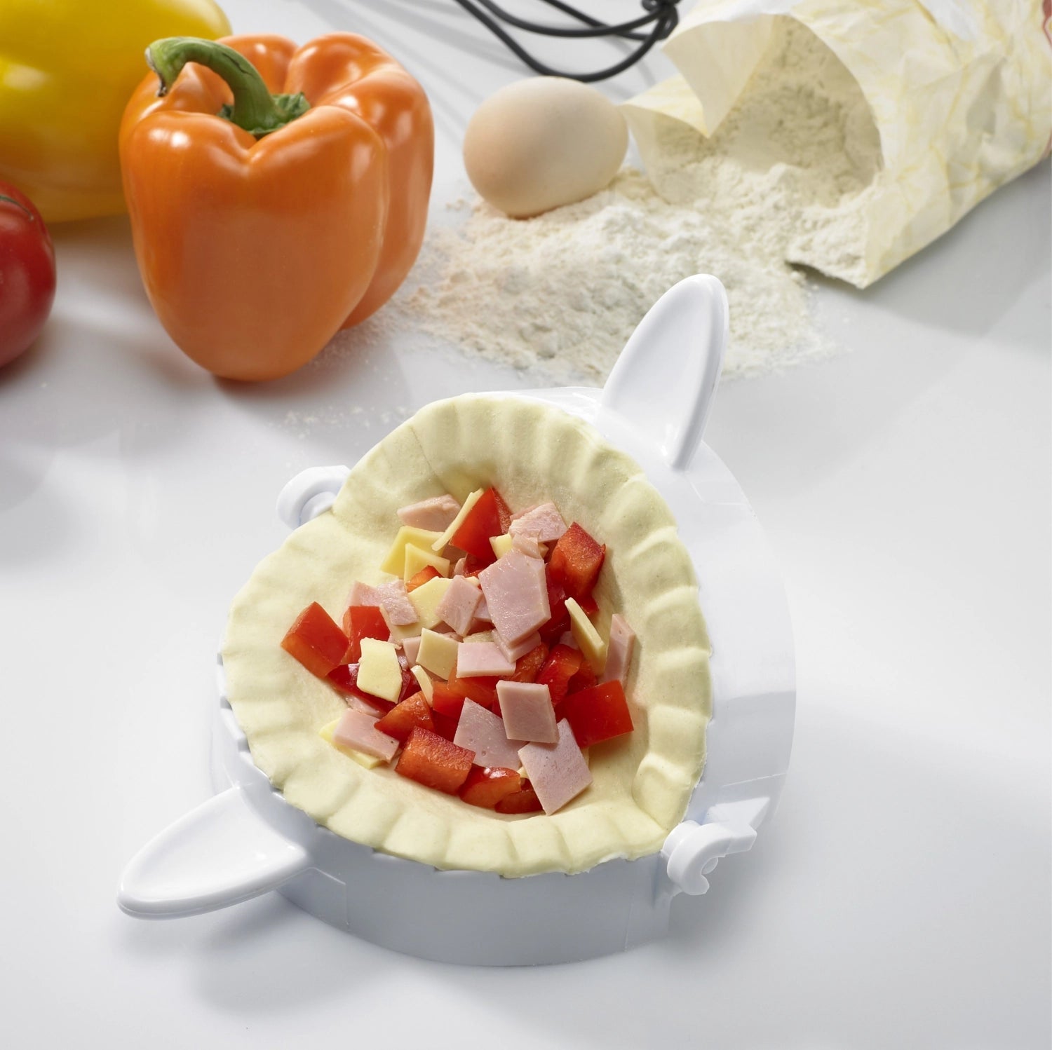 3-teiliges Set Teigtaschenformer von Westmark, ideal für Ravioli und Maultaschen in drei praktischen Größen.