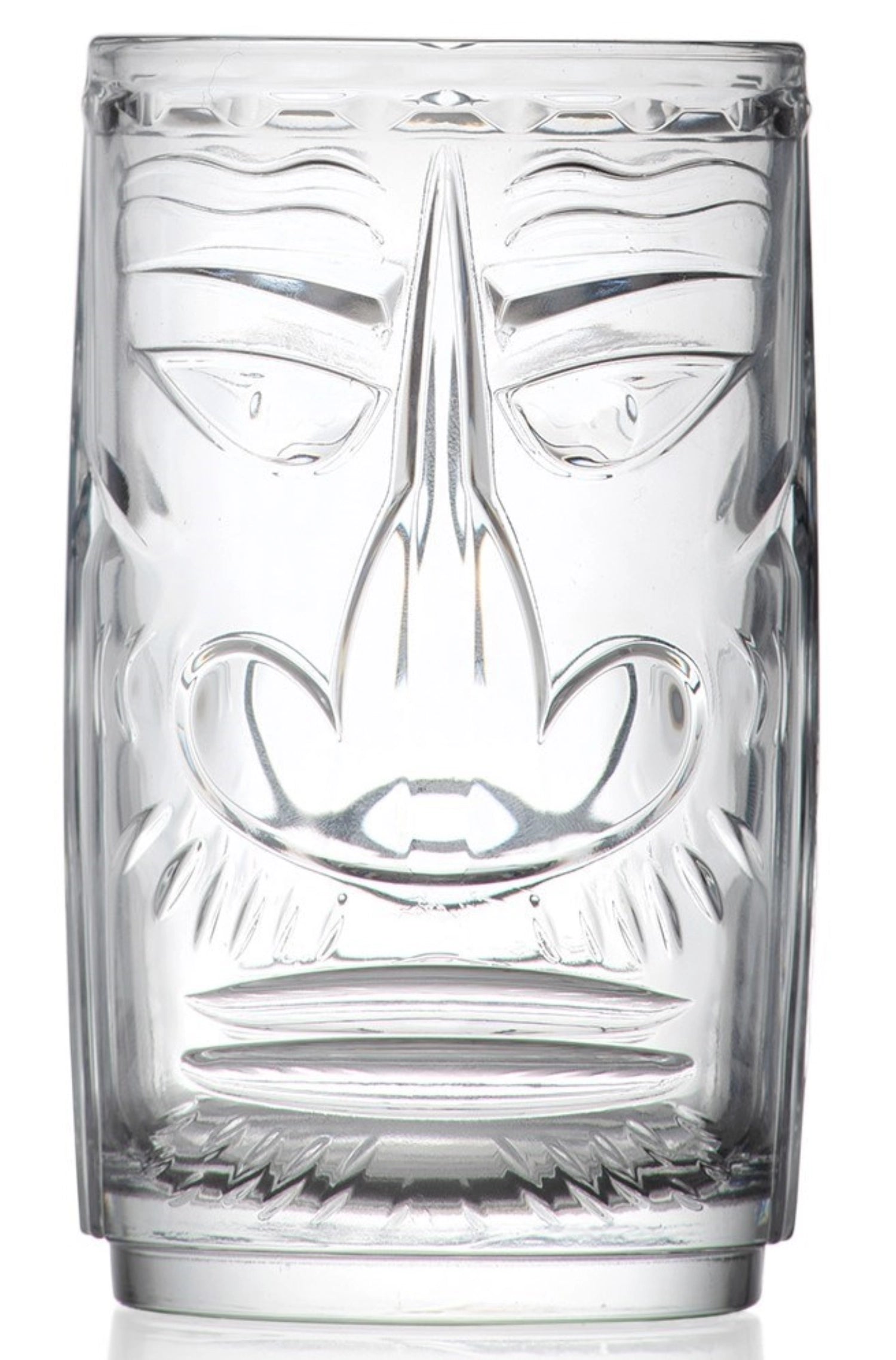 Elegantes 4-teiliges Set Tiki Etruria Tumbler von RCR, perfekt für Cocktails, mit einzigartigem Design und hochwertiger Verarbeitung.