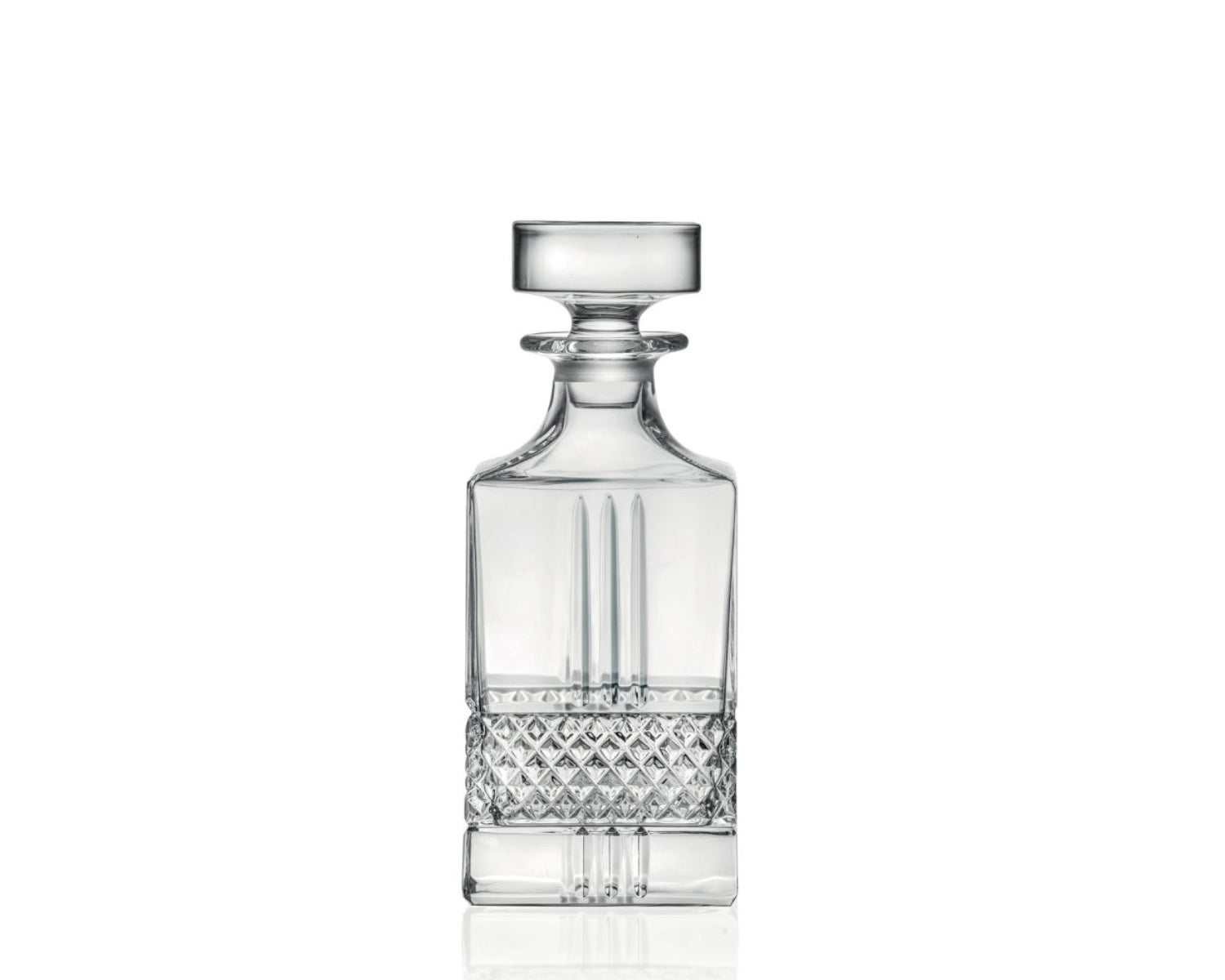 Elegante Whisky Flasche von RCR, 18,9 cm hoch, 85cl, ideal für stilvolle Getränkepräsentation und Genuss. Perfekt für Whisky-Liebhaber.