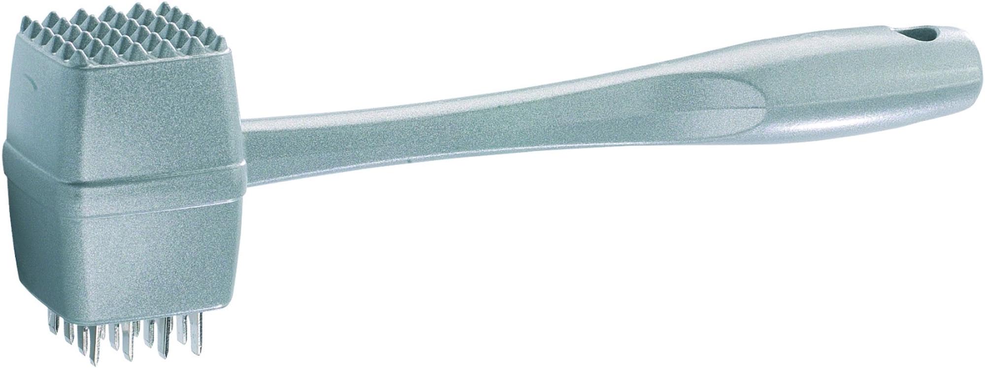 Entdecken Sie den Steakhammer Steakmaster von Westmark! Mit seinen kompakten Maßen und speziellen Messern zerteilen Sie Steaks mühelos. Hochwertiges Aluminium sorgt für Langlebigkeit und einfache Reinigung. Ergonomisches Design für mühelose Handhabung – ein Must-Have für Fleischliebhaber!