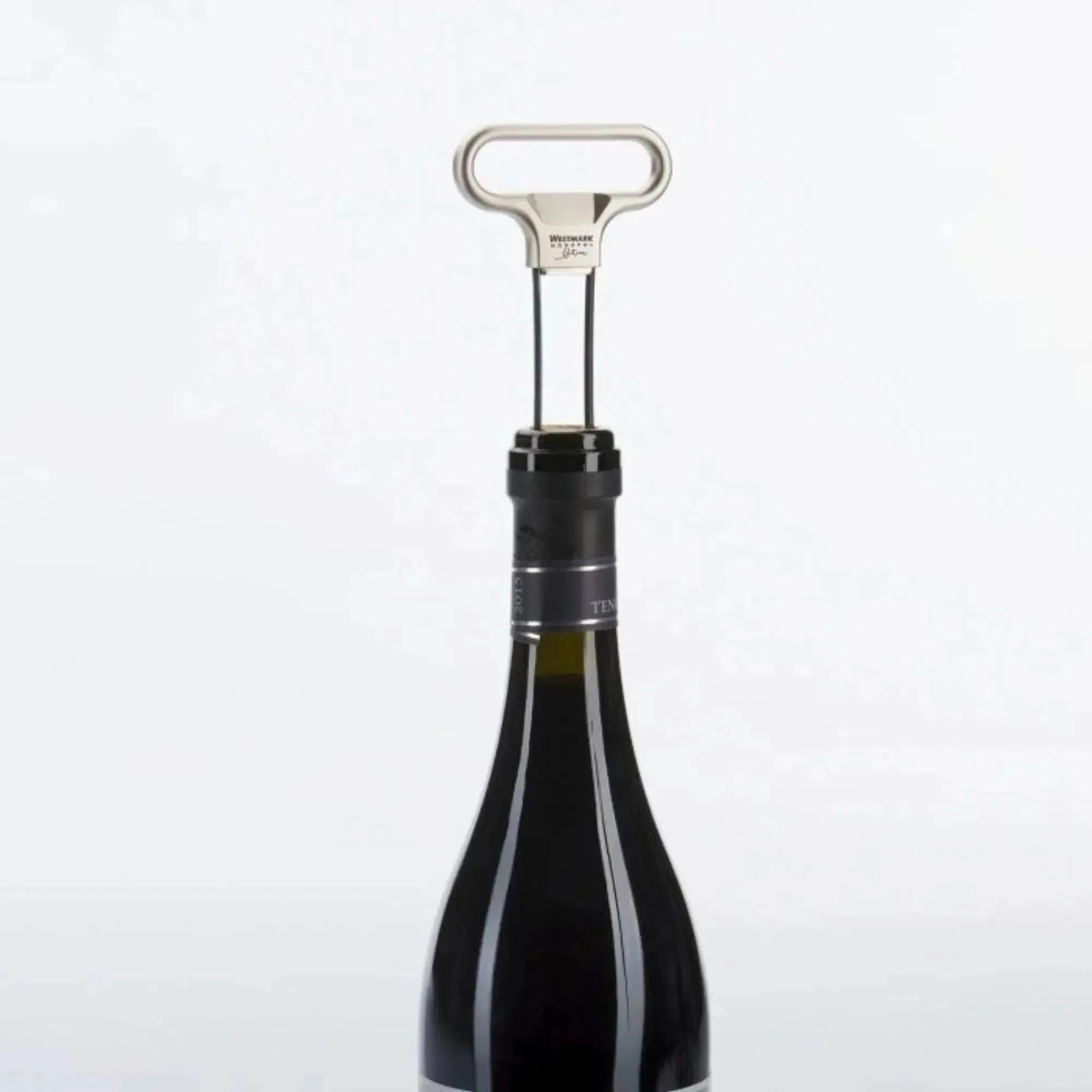 Eleganter Ah-So Korkenzieher von Westmark, edelmattiert, 11x6.5x1cm, ideal für Weinliebhaber und schonendes Entkorken.