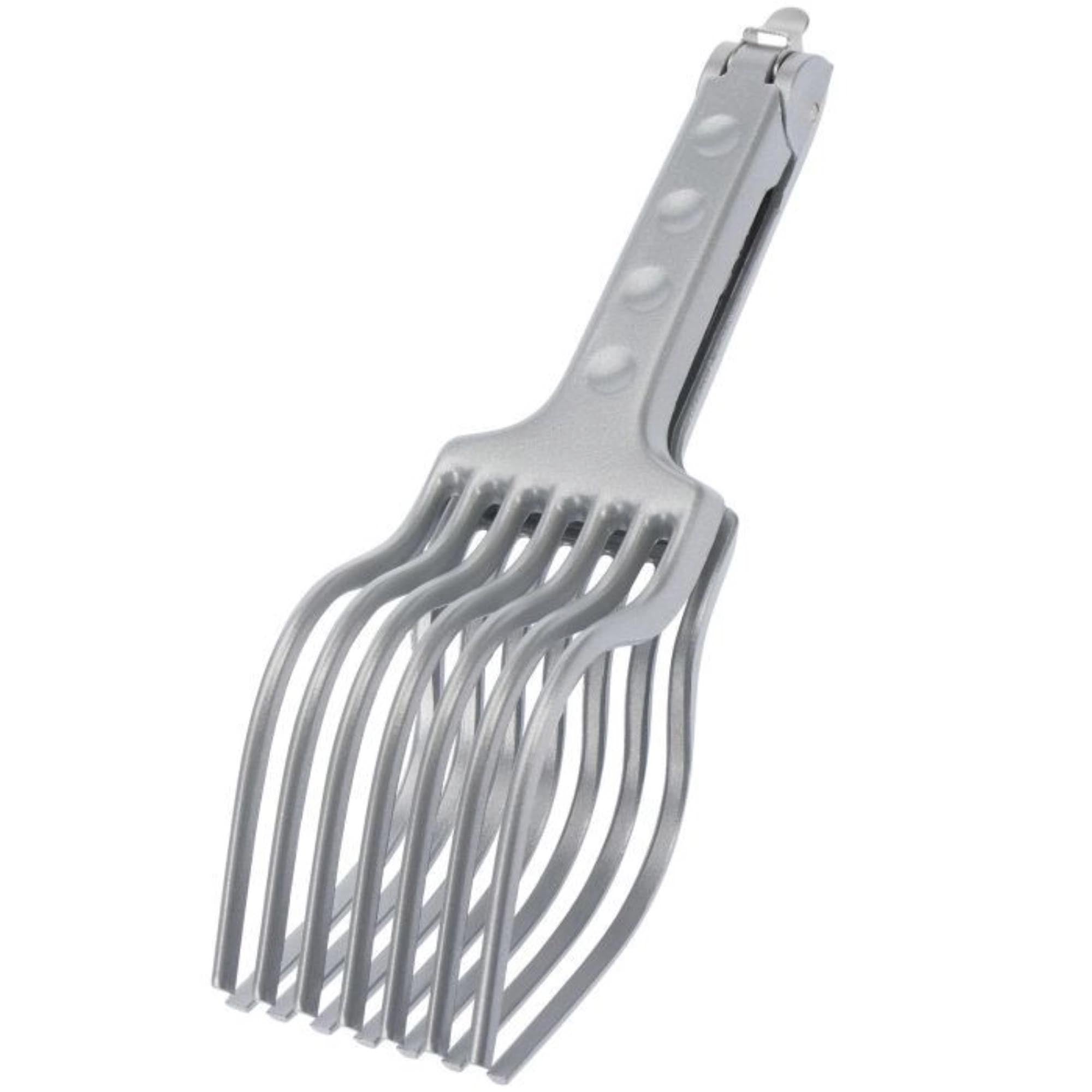 Entdecken Sie die Retro Tranchierhilfe Tranchetta von Westmark. Ideal für präzises Schneiden von Fleisch, robustes Aluminium, kratzfest und leicht zu reinigen.
