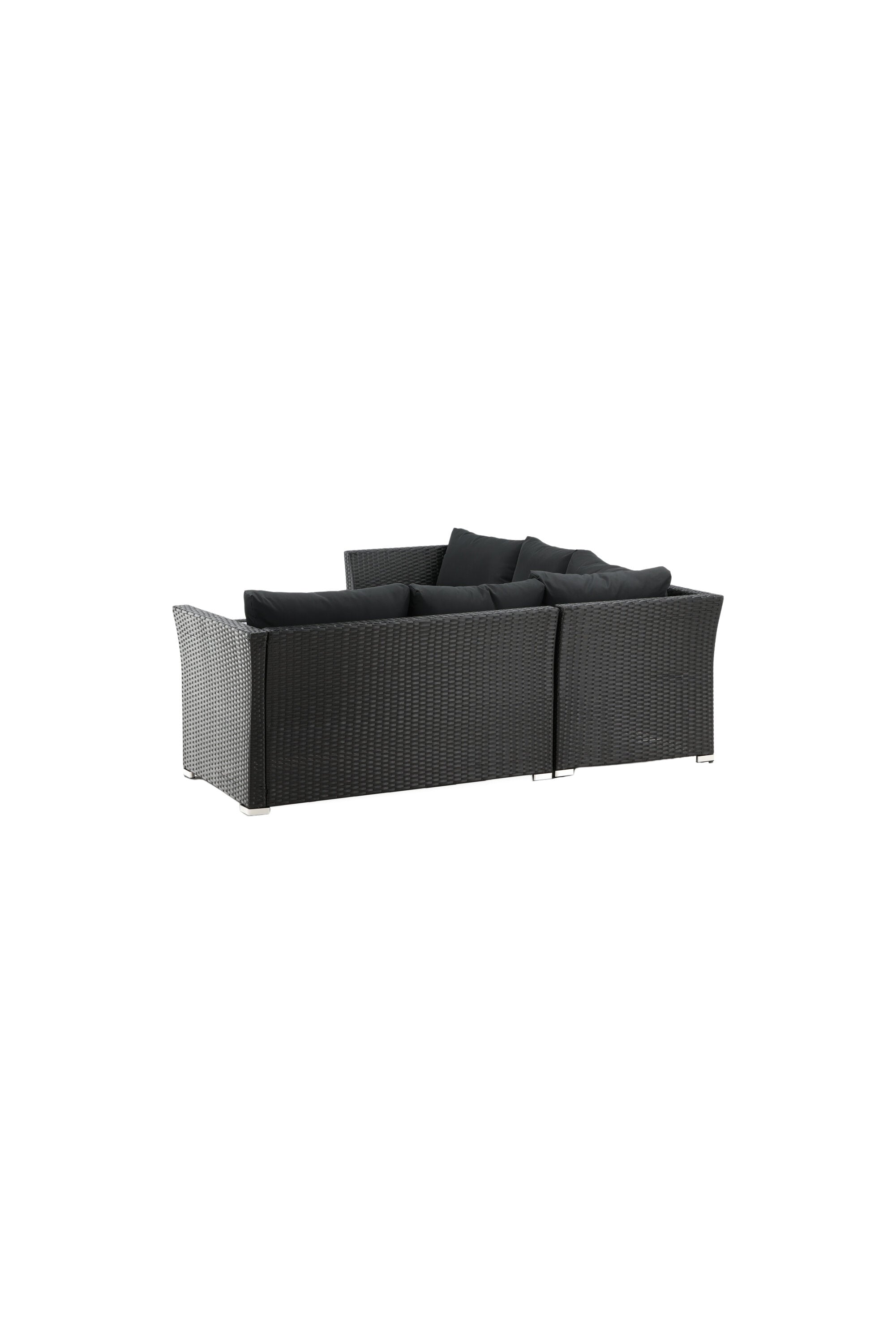 Haiti Ecksofa Outdoorset 70cm in Schwarz präsentiert im Onlineshop von KAQTU Design AG. Loungeset ist von Venture Home