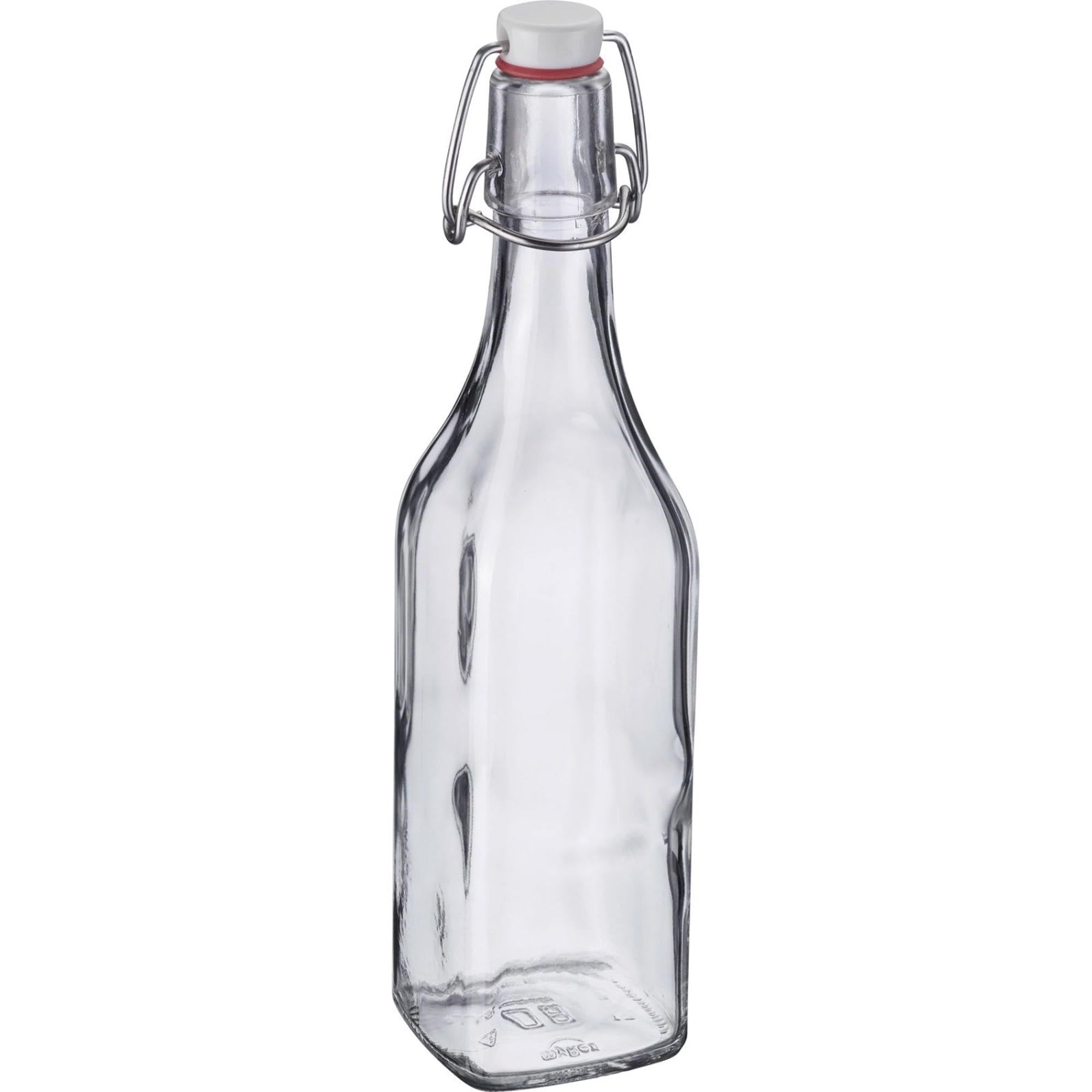 Bügelverschlussflasche 500ml, m. Anhänger in Transparent präsentiert im Onlineshop von KAQTU Design AG. Flasche ist von Westmark