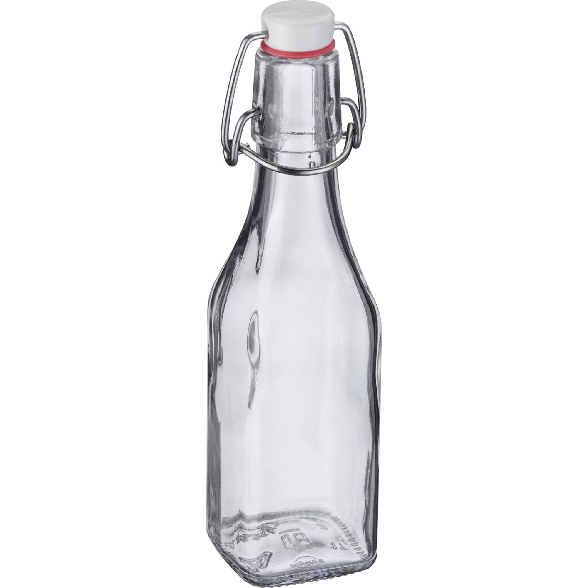 Bügelverschlussflasche 250ml, m. Anhänger in Transparent präsentiert im Onlineshop von KAQTU Design AG. Flasche ist von Westmark