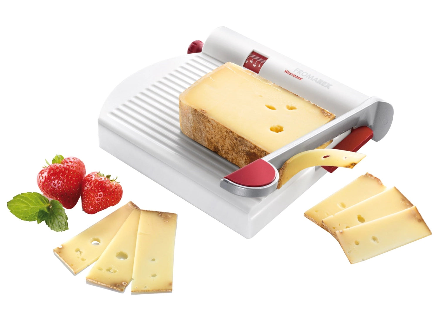 Käseschneider Fromarex von Westmark, 23.5x23x5.5cm, ideal für präzises Schneiden von Käse, robustes Design für Käseliebhaber.