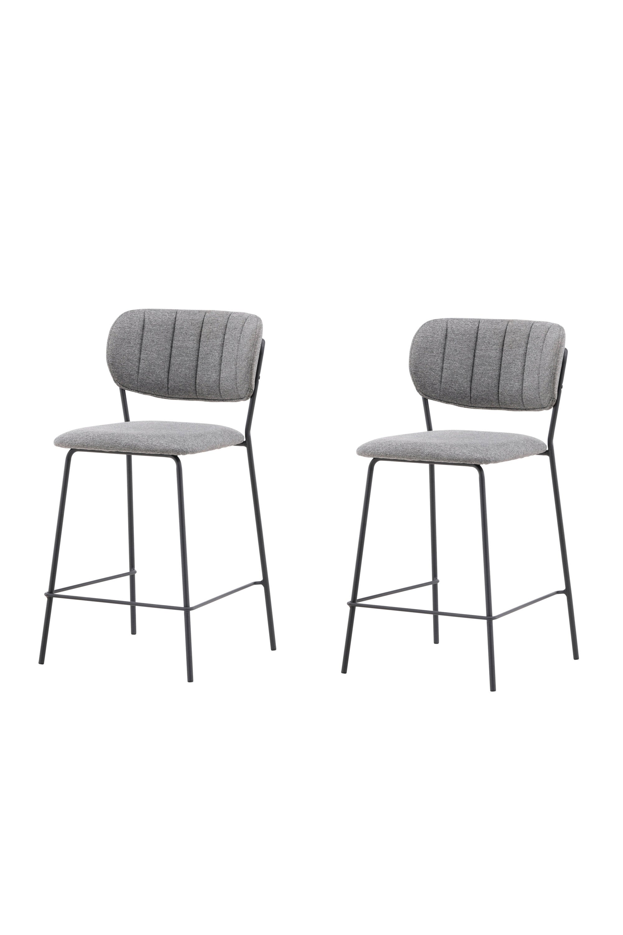 Glockenstuhl in Grau präsentiert im Onlineshop von KAQTU Design AG. Barstuhl ist von Venture Home