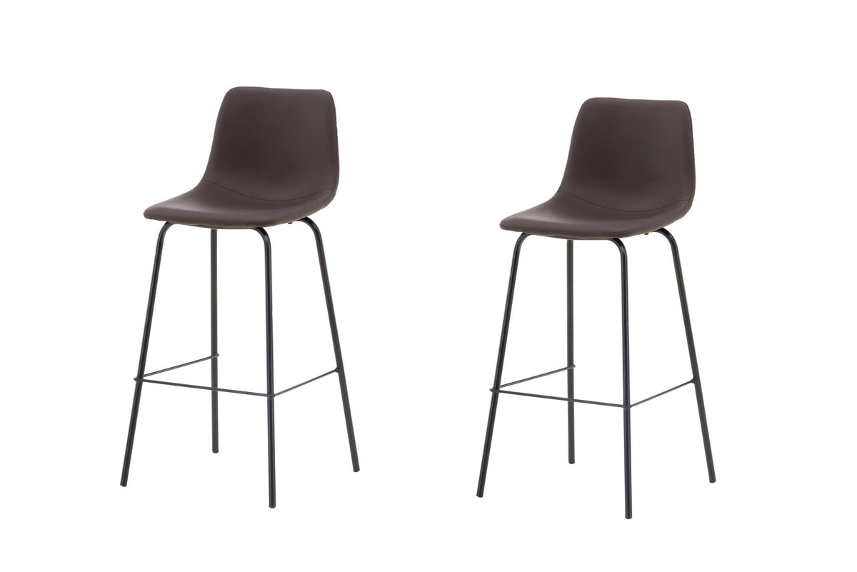 Alexi Barstuhl in Braun präsentiert im Onlineshop von KAQTU Design AG. Barstuhl ist von Venture Home