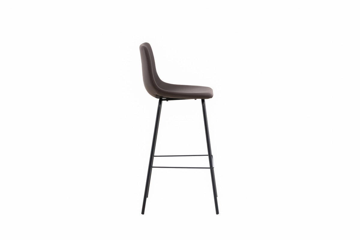 Alexi Barstuhl in Braun präsentiert im Onlineshop von KAQTU Design AG. Barstuhl ist von Venture Home