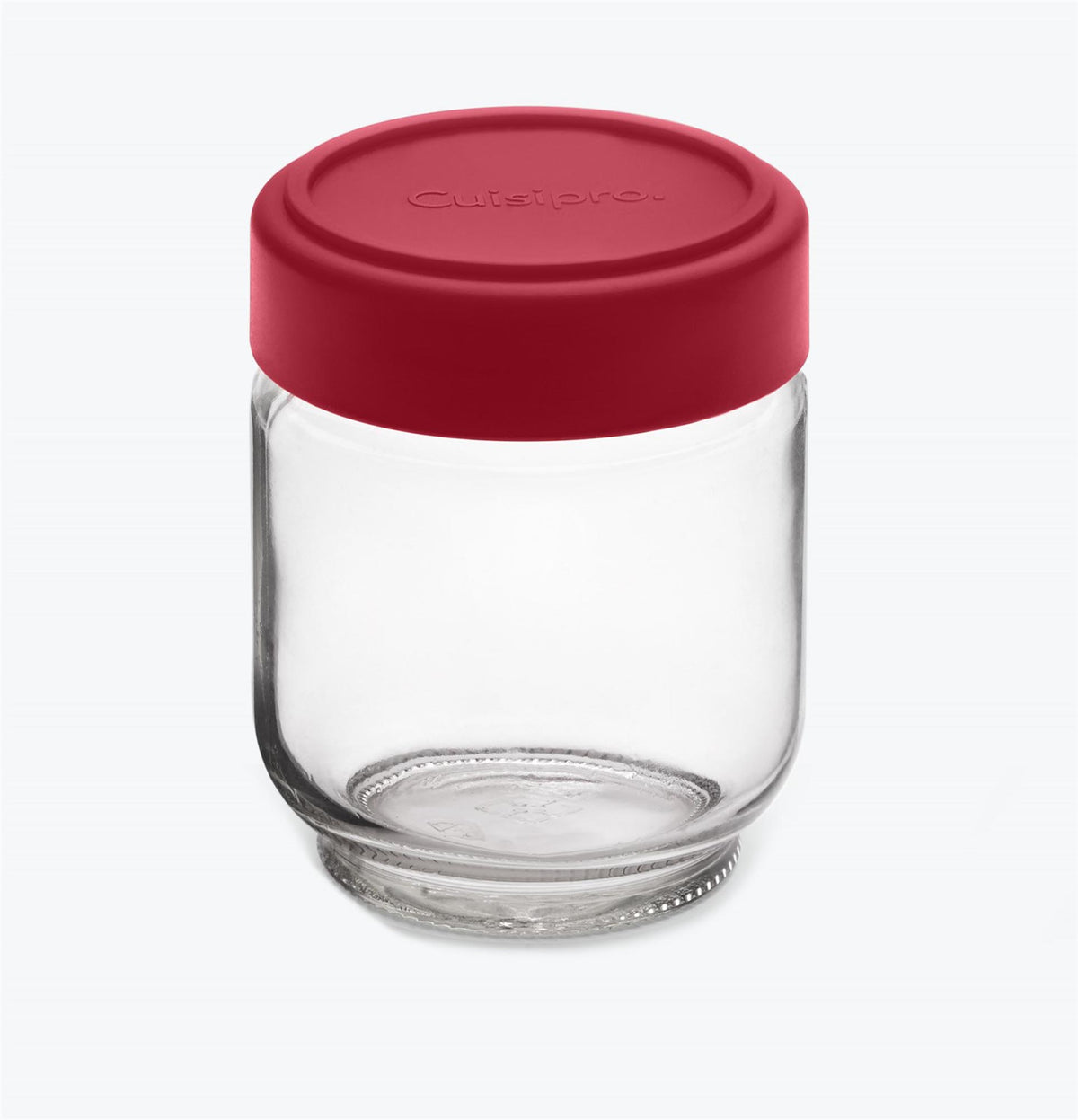 Vorratsgläser Set 4 stk., 13.3x12.1x10.8 cm, 160 ml, hermeti in Rot präsentiert im Onlineshop von KAQTU Design AG. Aufbewahrungsdose ist von Cuisipro