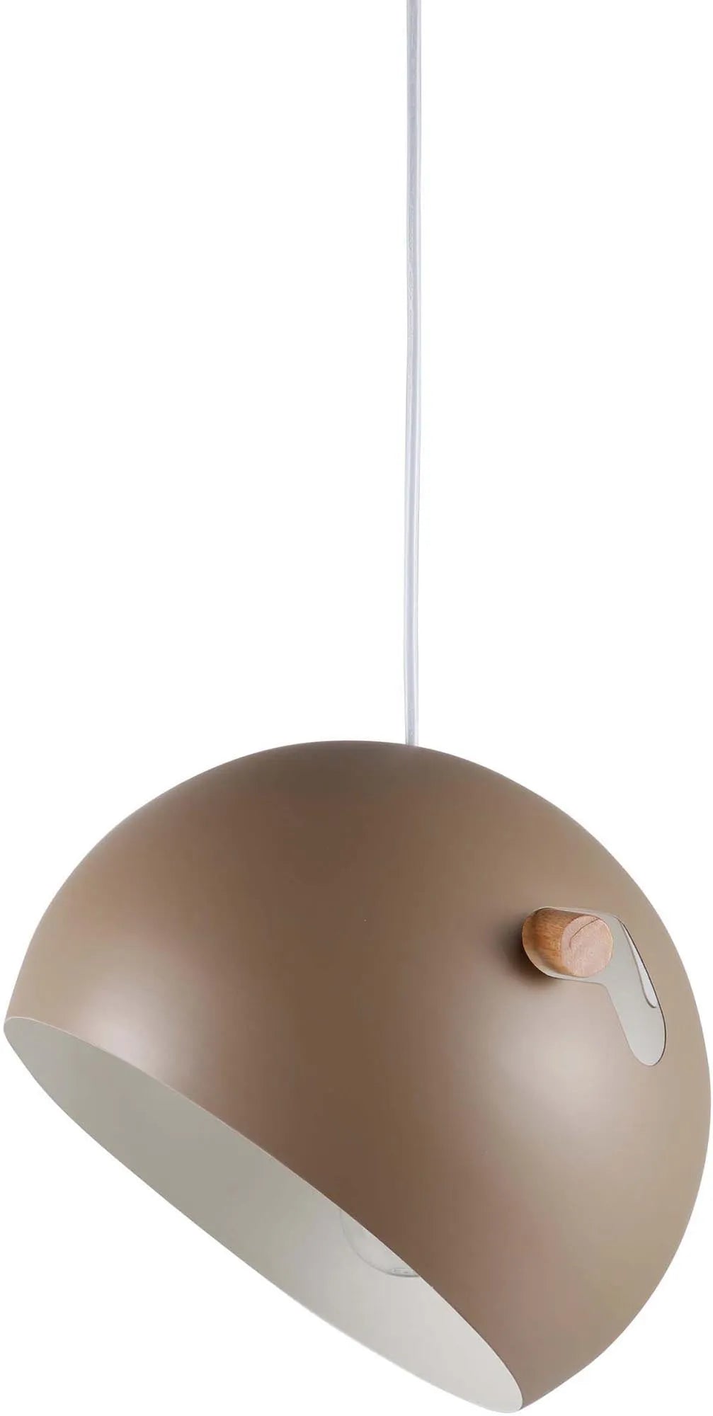 Tubbie Pendelleuchte in Beige präsentiert im Onlineshop von KAQTU Design AG. Pendelleuchte ist von Venture Home