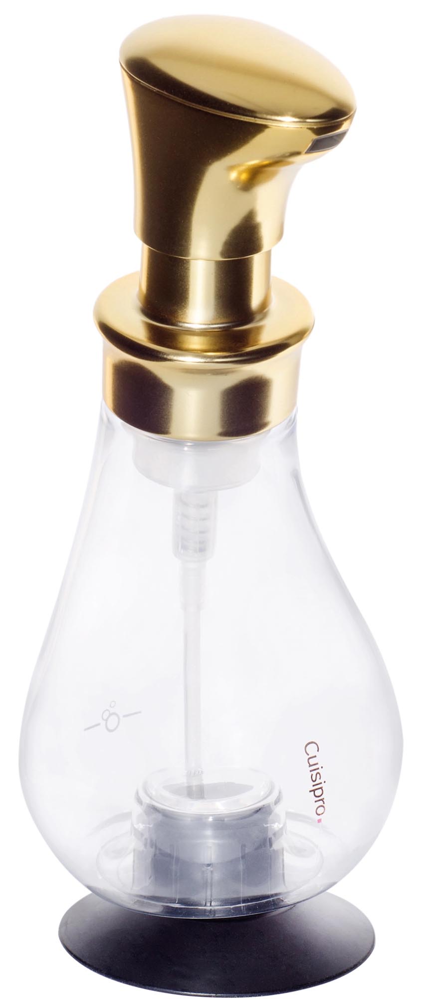 Schaum-Seifenspender matt Gold, 21 cm
