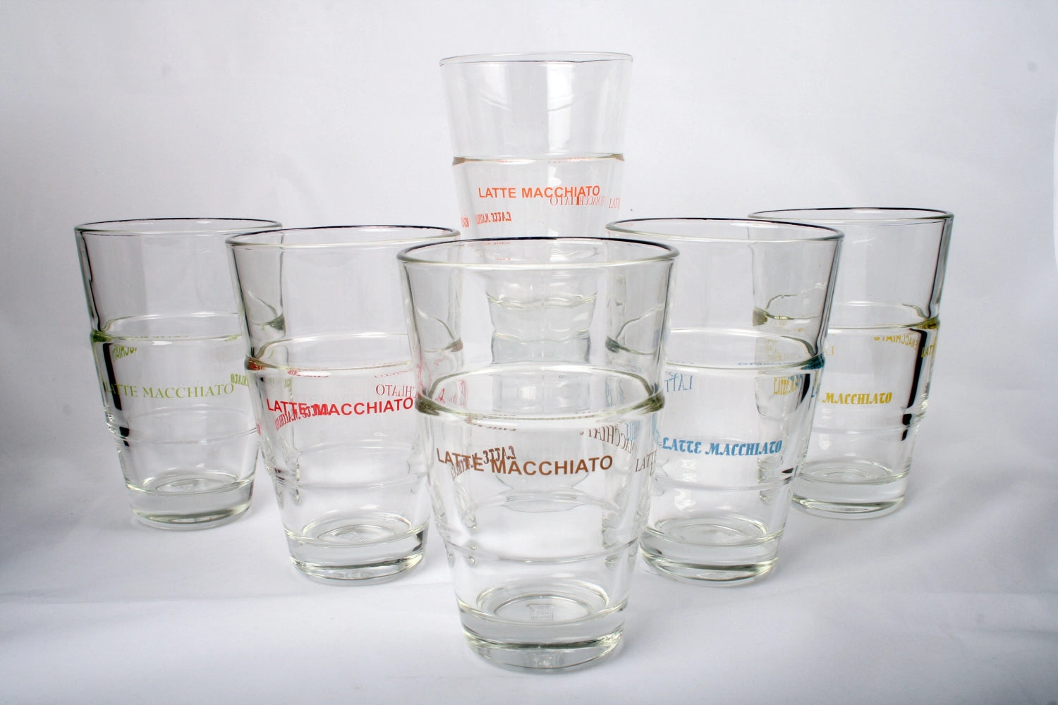 6er Set Latte Macchiato Savona assortiert