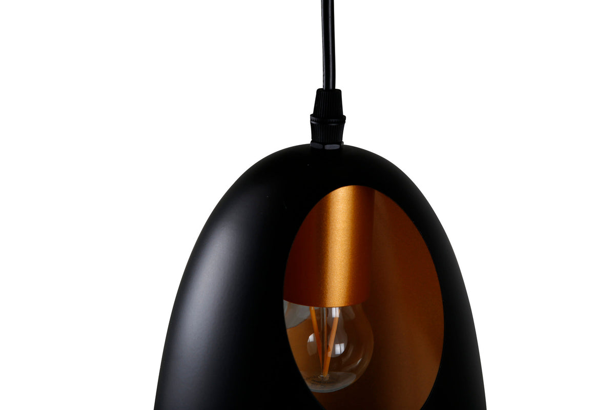 Elda Pendelleuchte in Schwarz präsentiert im Onlineshop von KAQTU Design AG. Pendelleuchte ist von Venture Home