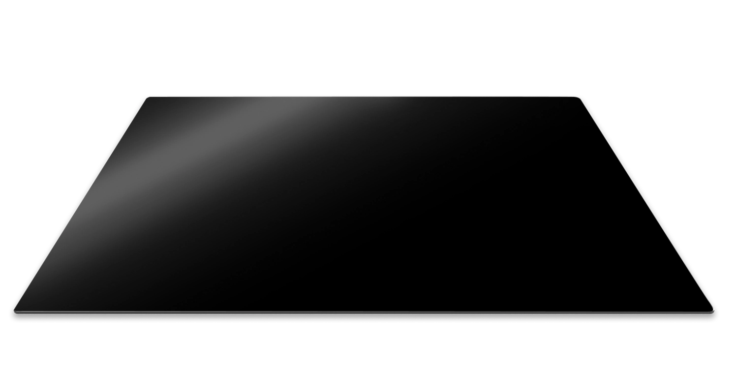 Pebbly Couvercle en vitrocéramique, noir, 57x50cm