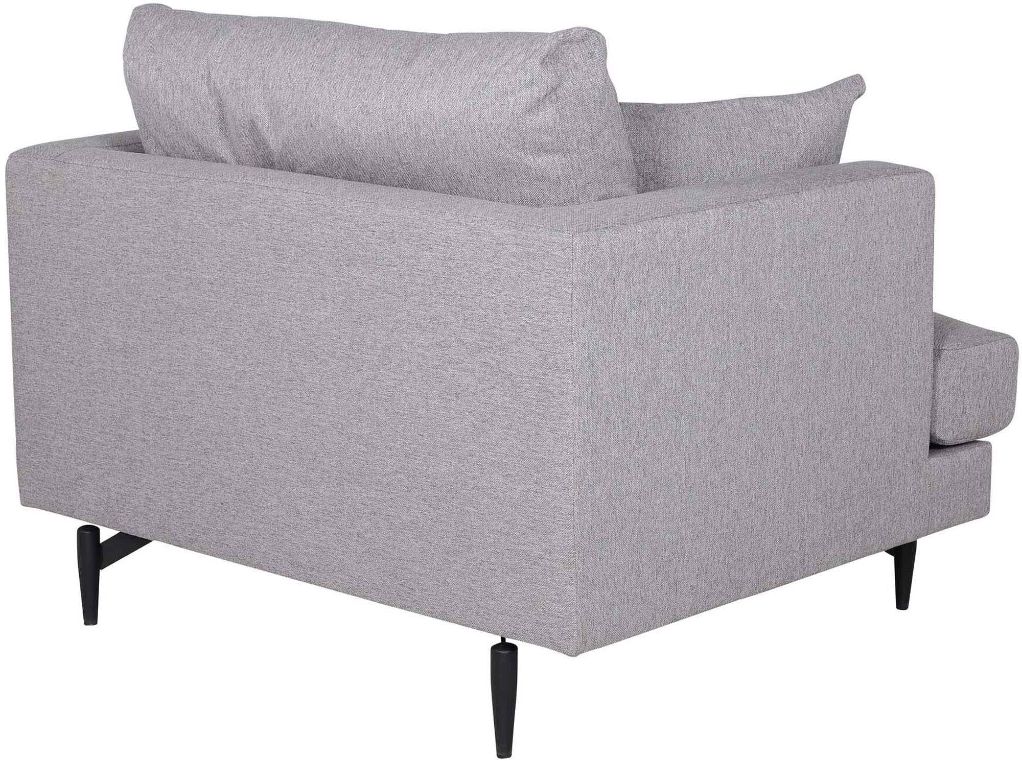 Sofia Sessel in Grau präsentiert im Onlineshop von KAQTU Design AG. Sessel mit Armlehnen ist von Venture Home