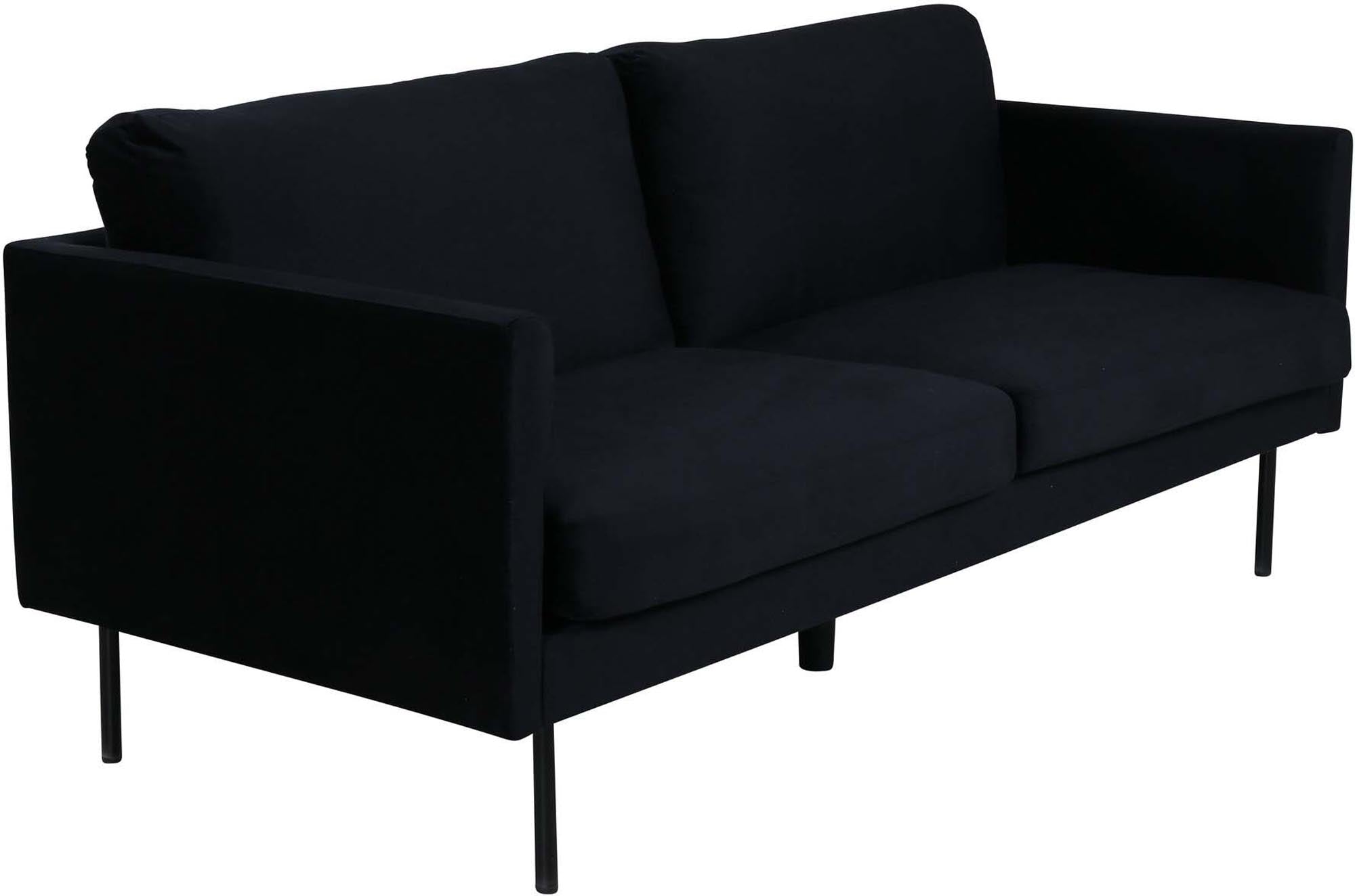 Zoom 2er Sofa in Schwarz präsentiert im Onlineshop von KAQTU Design AG. 2er Sofa ist von Venture Home