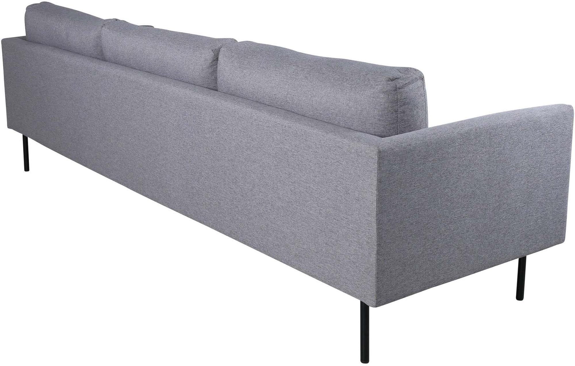 Zoom 3er Sofa in Grau präsentiert im Onlineshop von KAQTU Design AG. 3er Sofa ist von Venture Home