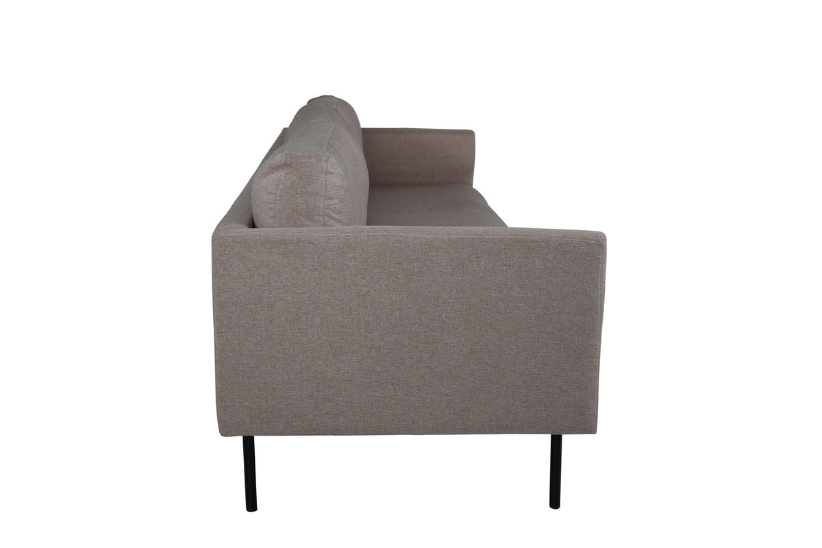 Zoom 3er Sofa in Braun präsentiert im Onlineshop von KAQTU Design AG. 3er Sofa ist von Venture Home