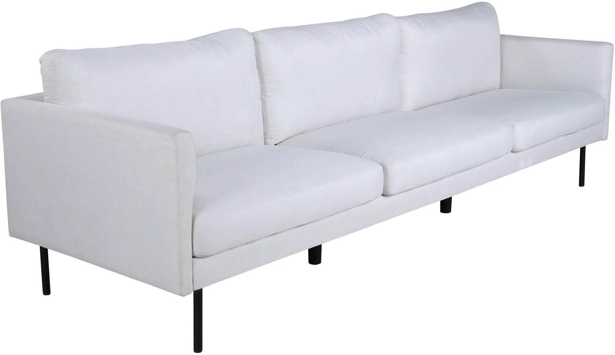 Elegantes Zoom Sofa: Komfortabler 3-Sitzer in stilvollem Beige.