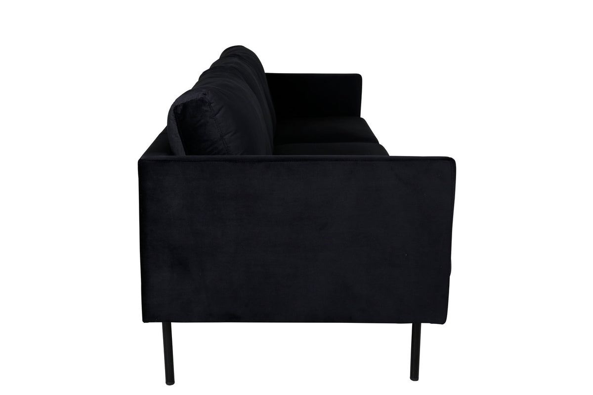 Zoom 3er Sofa in Schwarz präsentiert im Onlineshop von KAQTU Design AG. 3er Sofa ist von Venture Home