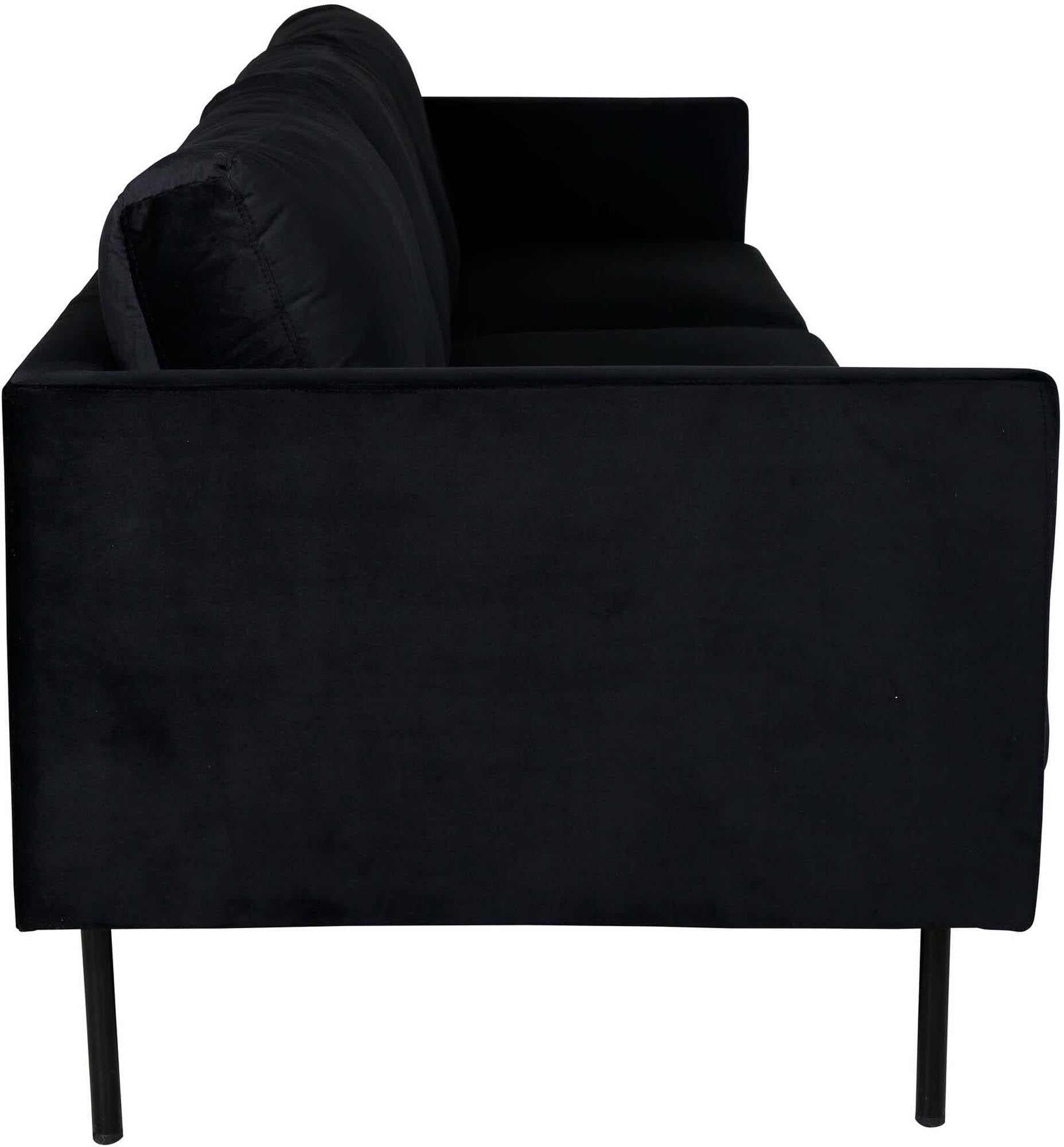 Zoom 3er Sofa in Schwarz präsentiert im Onlineshop von KAQTU Design AG. 3er Sofa ist von Venture Home