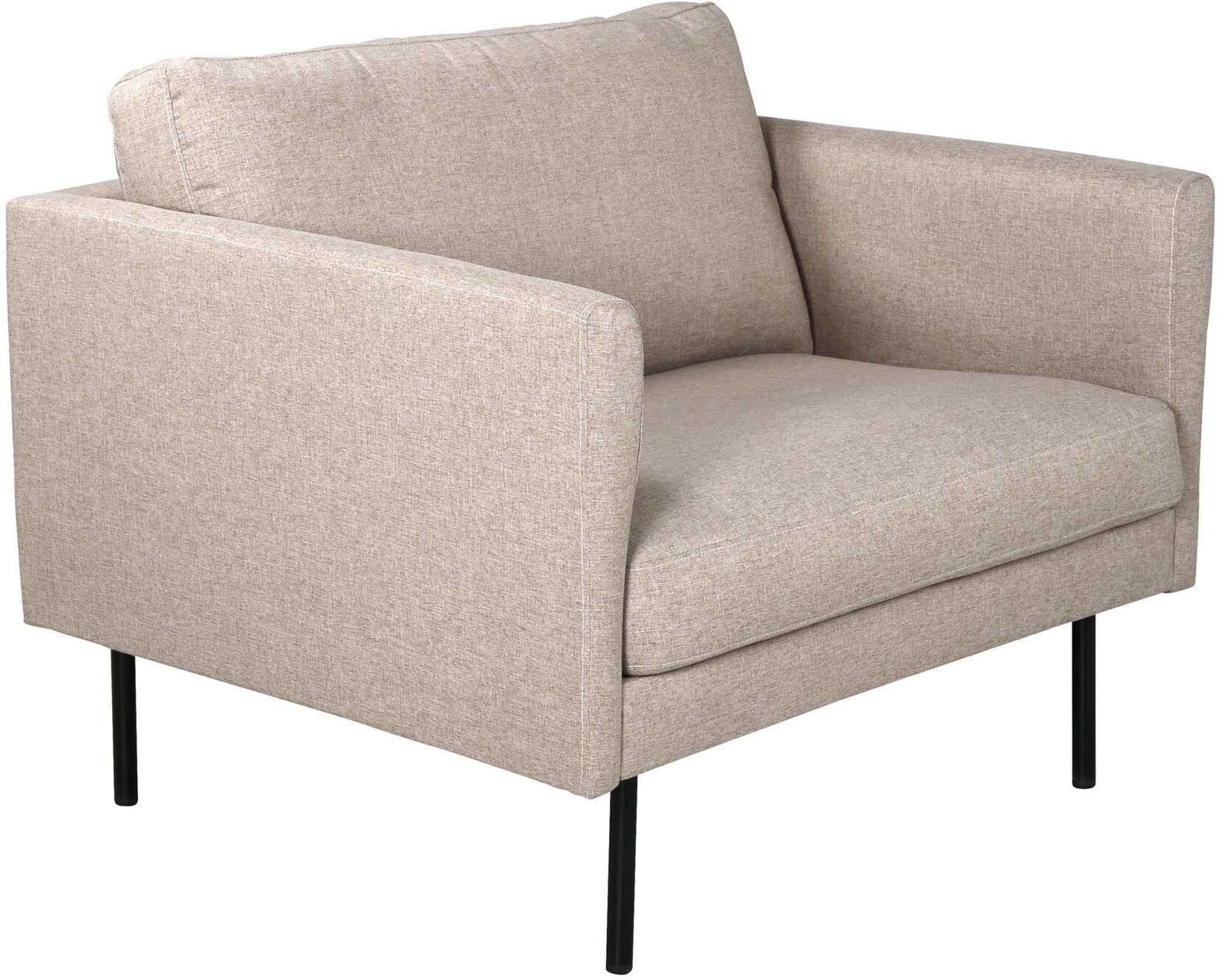 Zoom Sessel in Beige präsentiert im Onlineshop von KAQTU Design AG. Sessel mit Armlehnen ist von Venture Home