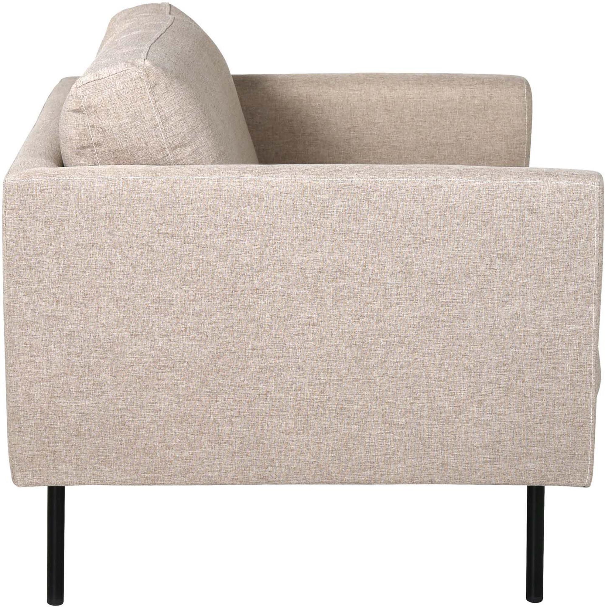 Zoom Sessel in Beige präsentiert im Onlineshop von KAQTU Design AG. Sessel mit Armlehnen ist von Venture Home