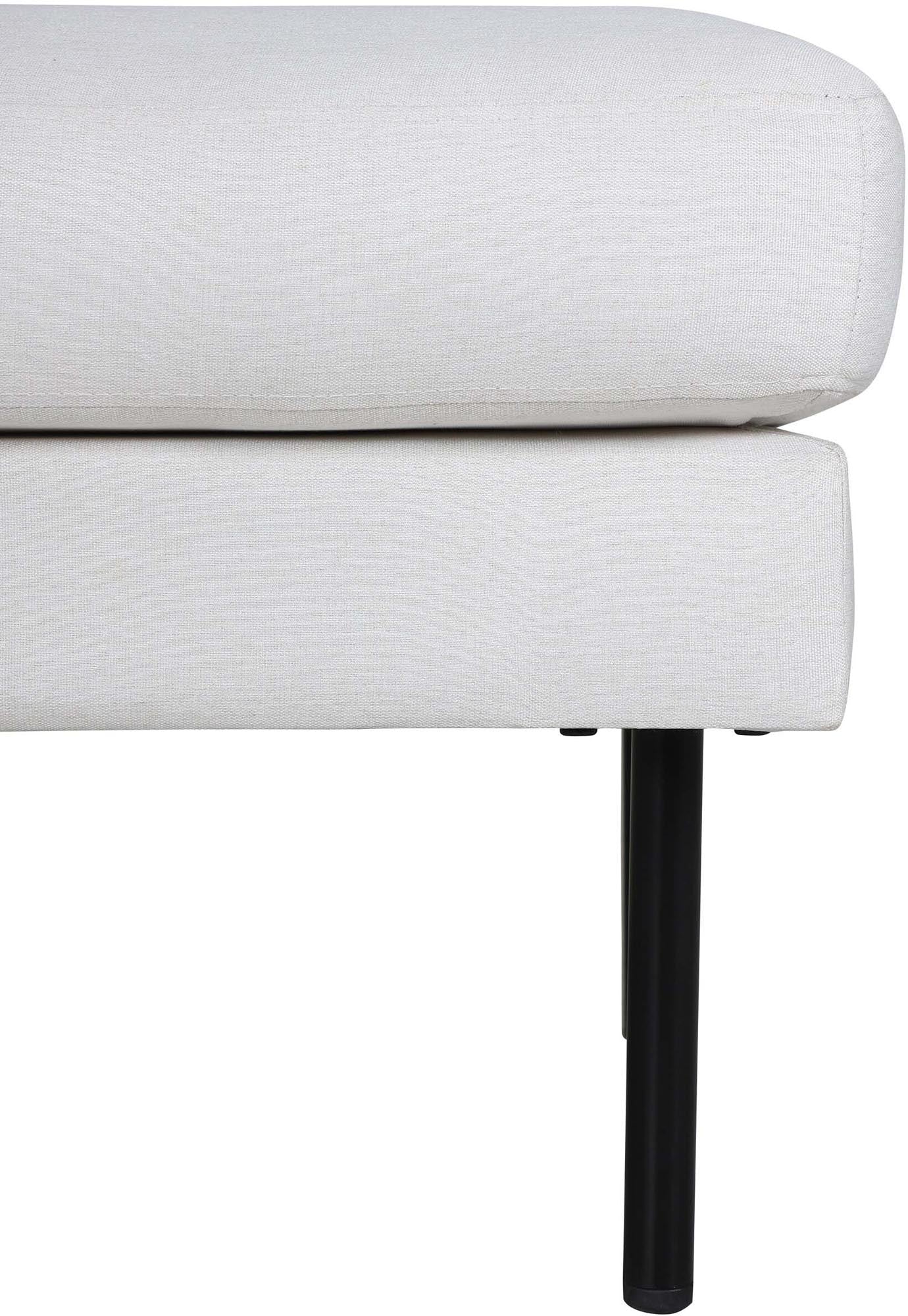 Zoom Ottoman / Pouf in Hell beige präsentiert im Onlineshop von KAQTU Design AG. Ottoman ist von Venture Home