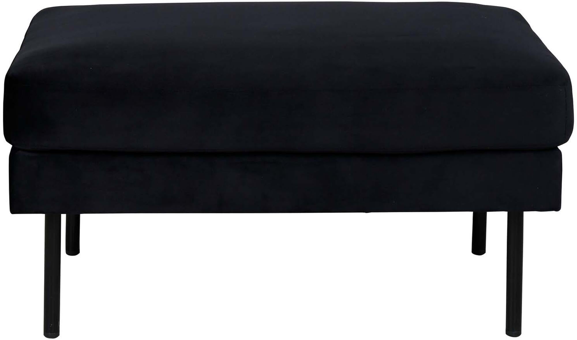 Zoom Ottoman / Pouf in Schwarz präsentiert im Onlineshop von KAQTU Design AG. Ottoman ist von Venture Home