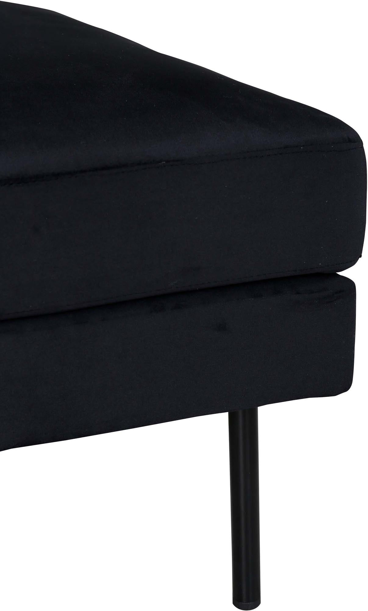 Zoom Ottoman / Pouf in Schwarz präsentiert im Onlineshop von KAQTU Design AG. Ottoman ist von Venture Home