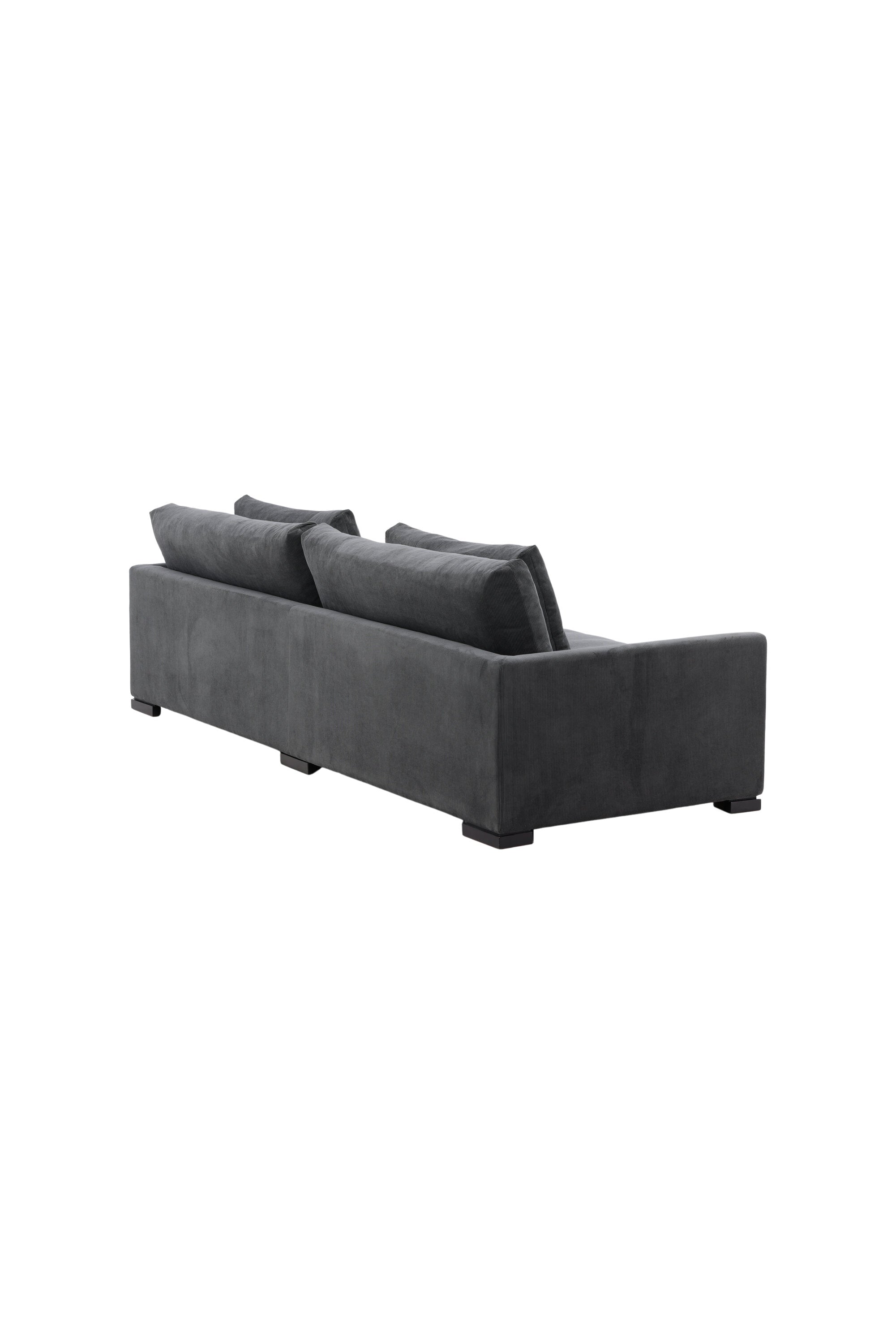 Durham Sofa in Dunkelgrau präsentiert im Onlineshop von KAQTU Design AG. 3er Sofa ist von Venture Home