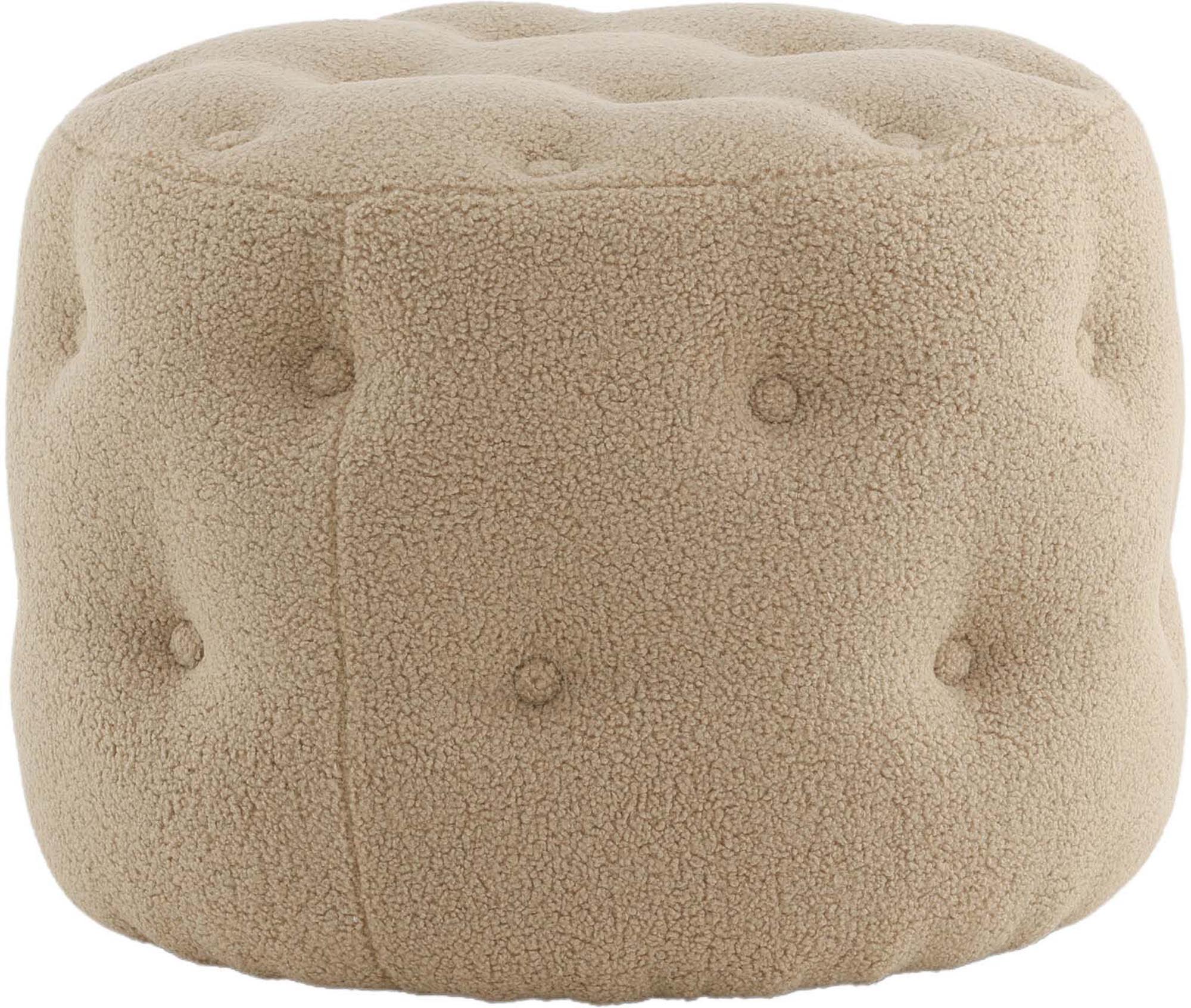 Benjamin Ottoman / Pouf in Beige präsentiert im Onlineshop von KAQTU Design AG. Pouf ist von Venture Home