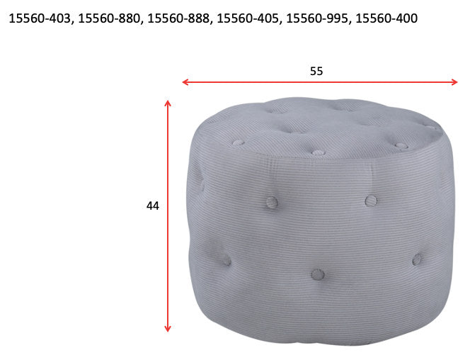 Benjamin Ottoman / Pouf in Greige präsentiert im Onlineshop von KAQTU Design AG. Pouf ist von Venture Home
