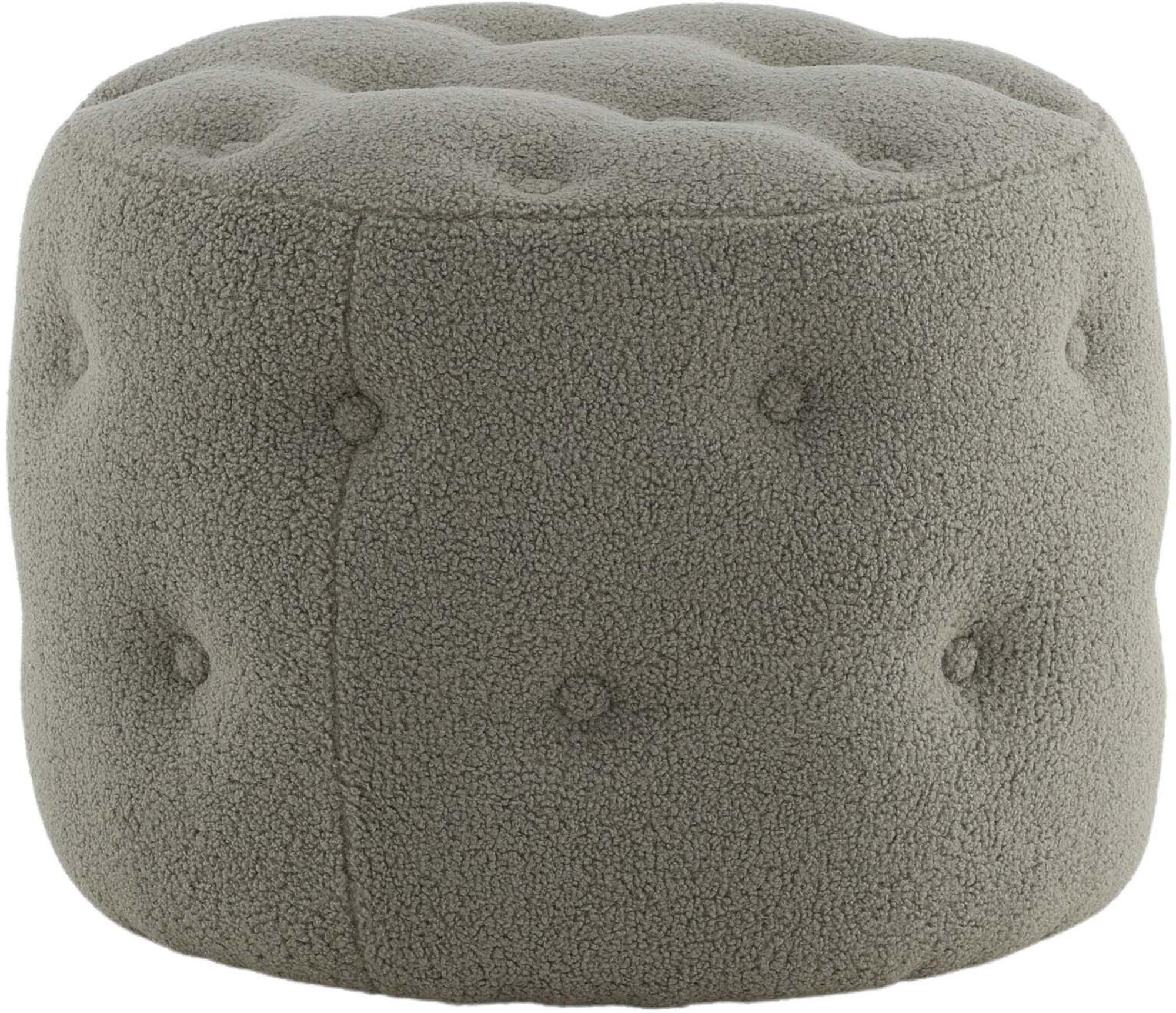 Benjamin Ottoman / Pouf in Greige präsentiert im Onlineshop von KAQTU Design AG. Pouf ist von Venture Home