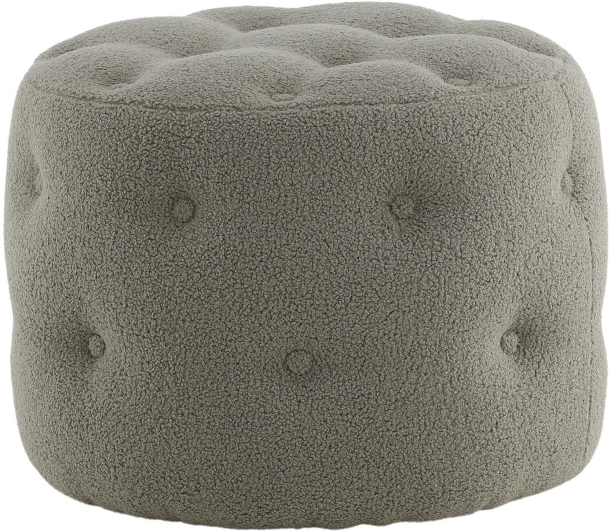 Benjamin Ottoman / Pouf in Greige präsentiert im Onlineshop von KAQTU Design AG. Pouf ist von Venture Home