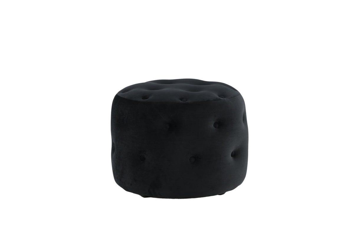 Benjamin Ottoman / Pouf in Schwarz präsentiert im Onlineshop von KAQTU Design AG. Pouf ist von Venture Home