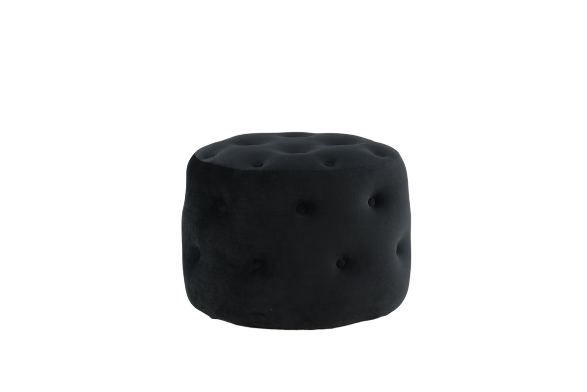 Benjamin Ottoman / Pouf in Schwarz präsentiert im Onlineshop von KAQTU Design AG. Pouf ist von Venture Home