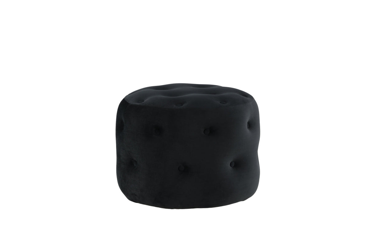 Benjamin Ottoman / Pouf in Schwarz präsentiert im Onlineshop von KAQTU Design AG. Pouf ist von Venture Home